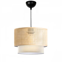 Opviq Lámpara de araña de ratán de bambú AYD-3701 Beige